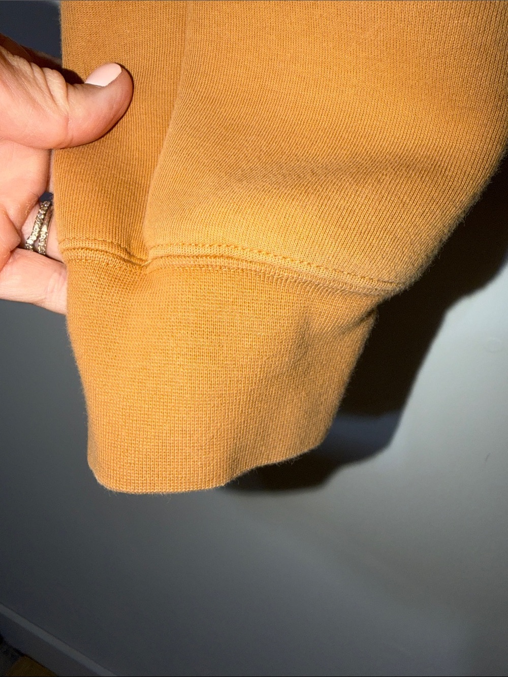 Nike Sportswear Tech Fleece Oversized Hoodie Flax  Women’s Size small - Picture 6 of 7